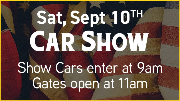 Saturday, September 10th Car Show