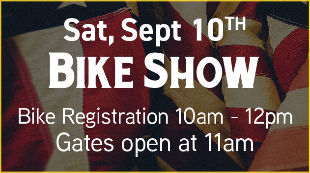Saturday September 10th Bike Show