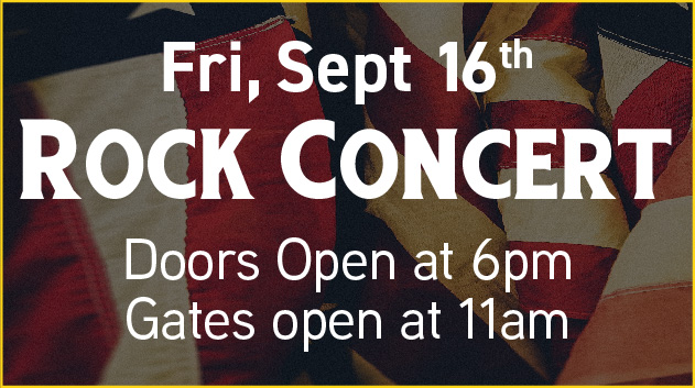 Friday September 16th Charity Rock Concert